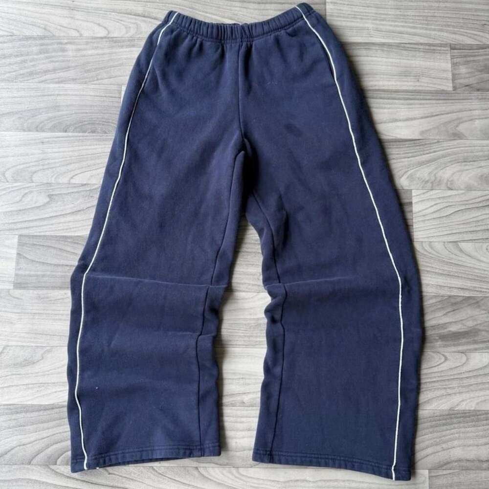 Edikted Navy Baggy Sweatpants Size XS